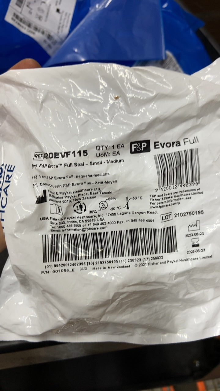 400EVF115 - FISHER & PAYKEL - F&P Evora Full Seal - Small - Medium, (BX/13)
