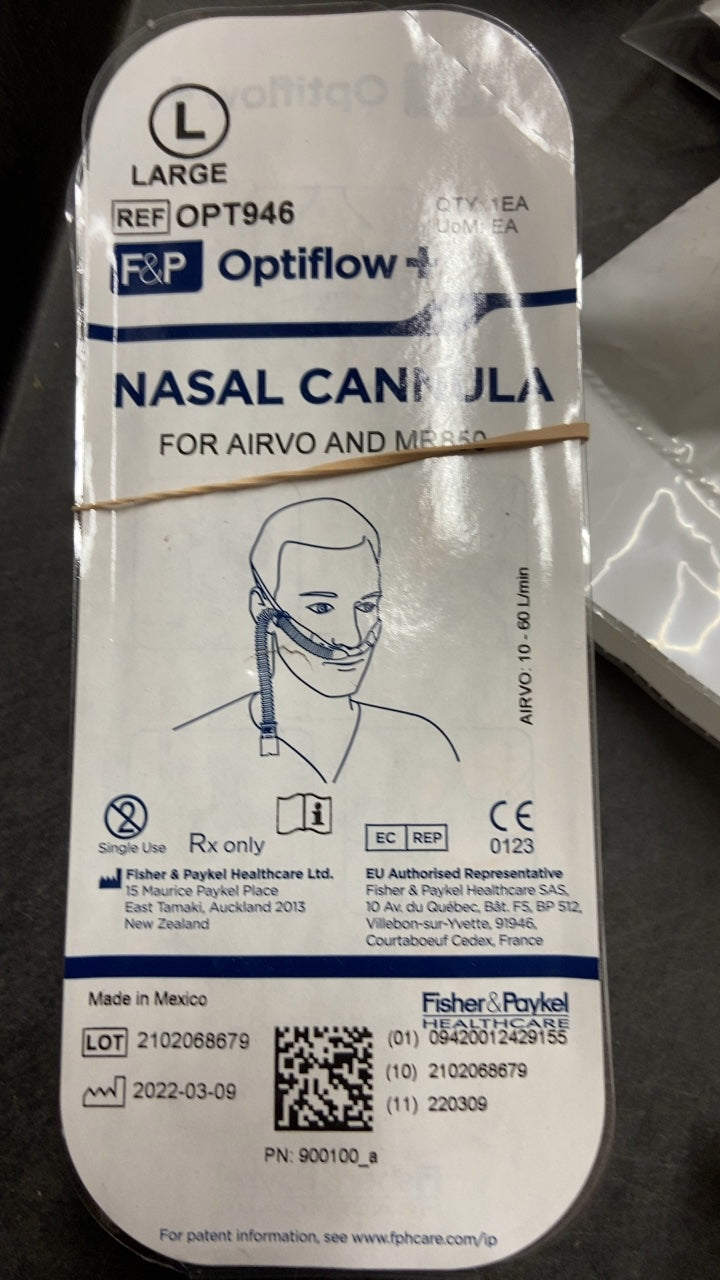 OPT946 - FISHER & PAYKEL - Optiflow Nasal Cannula for Airvo and MR850, (EA/1)