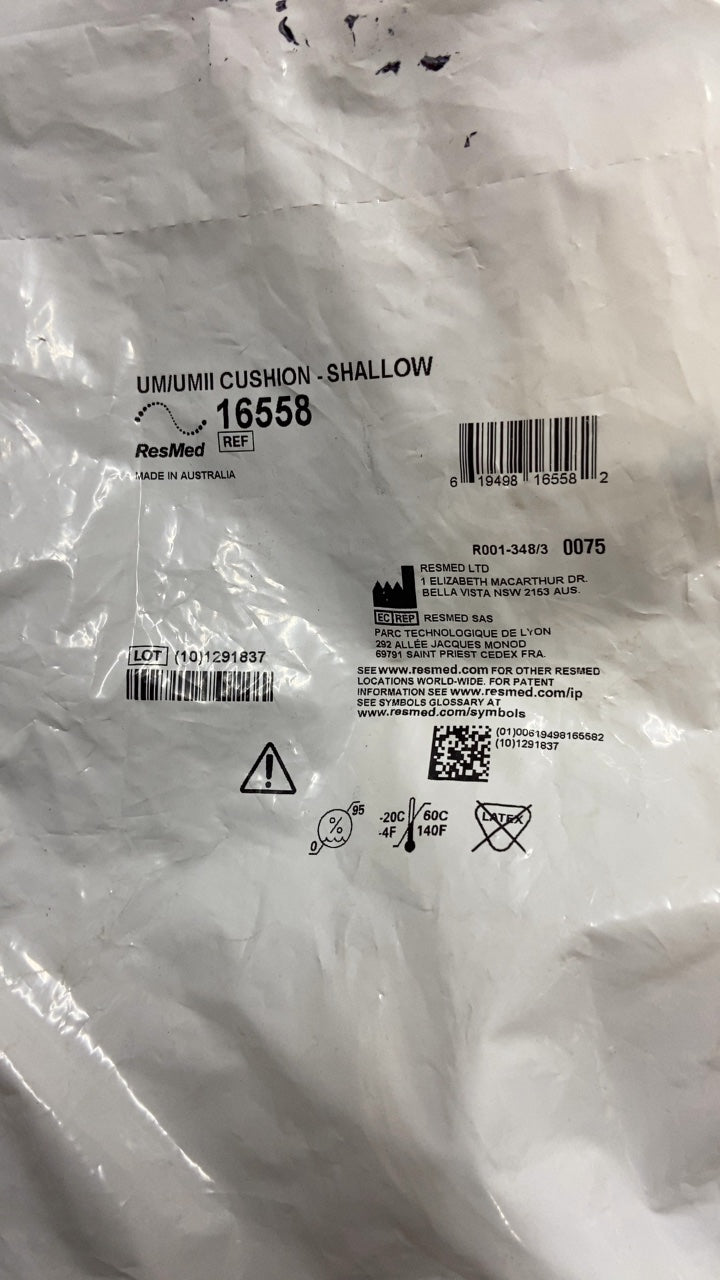 16558 - RESMED - UM/UMII CUSHION - SHALLOW, (EA/1)