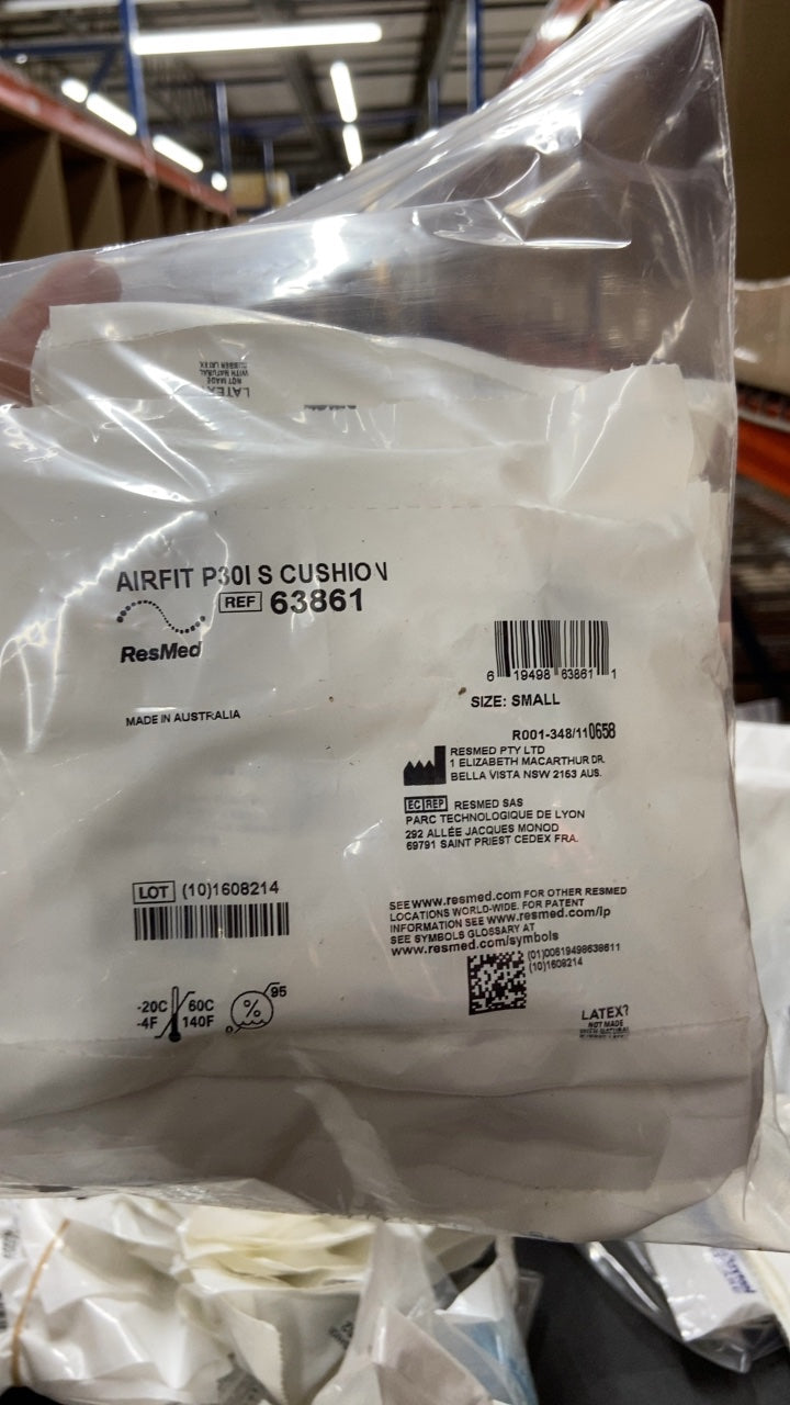63861 - RESMED - AIRFIT P10 S CUSHION, (EA/1)