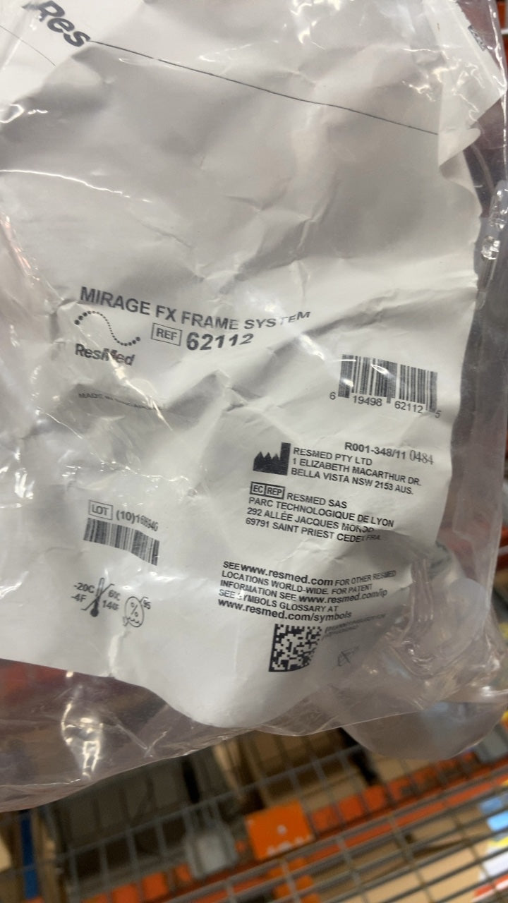 62112 - RESMED - MIRAGE FX FRAME SYSTEM, (EA/1)