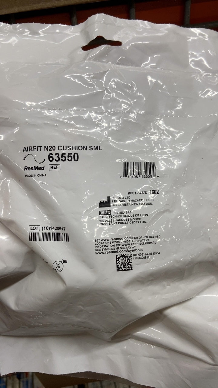 63550 - RESMED - AIRFIT N20 CUSHION SML, (EA/26)