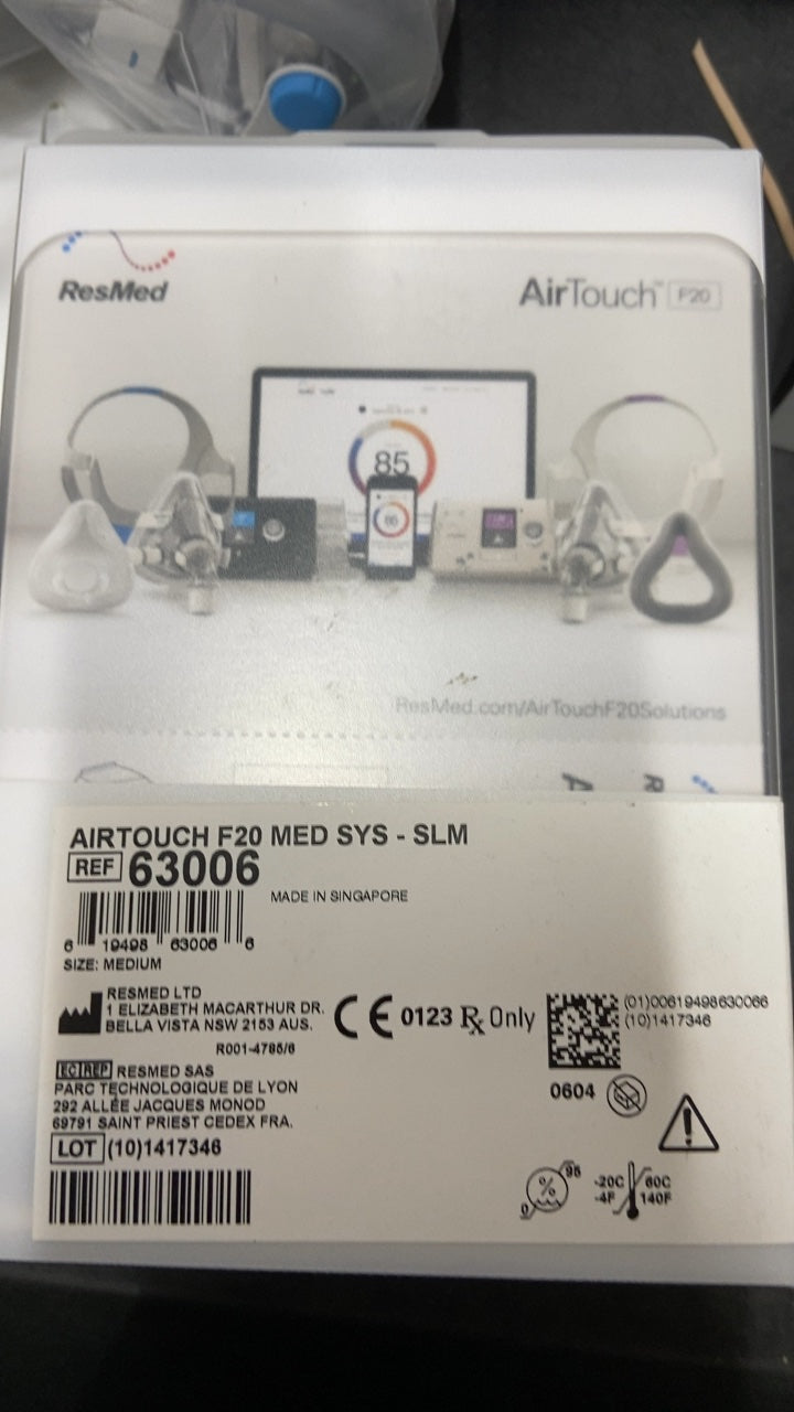 63006 - RESMED - AIRTOUCH F20 MED SYS - SLSM, (EA/1)