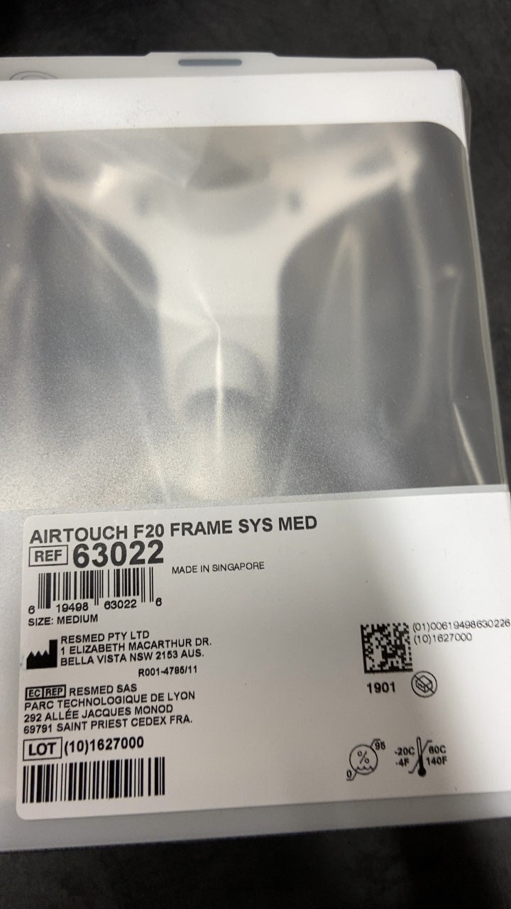 63022 - RESMED - AIRTOUCH F20 FRAME SYS MED, (EA/1)