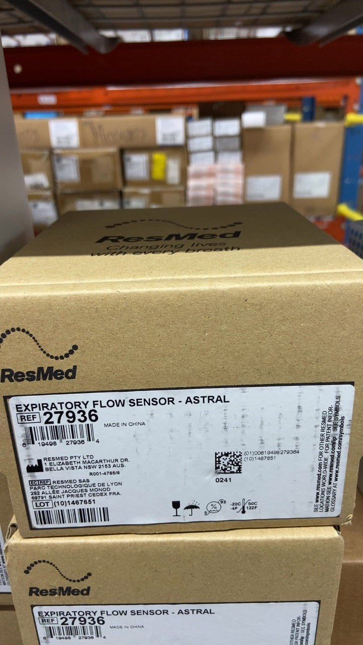 27936 - RESMED - EXPIRATORY FLOW SENSOR - ASTRAL, (BX/1)