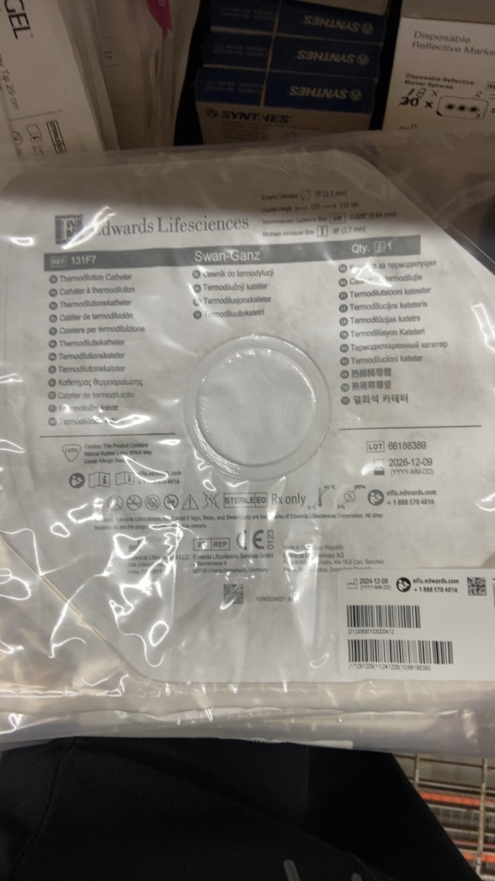 131F7 - EDWARDS LIFESCIENCES - Edward Lifesciences Swan-Ganz, (EA/1)