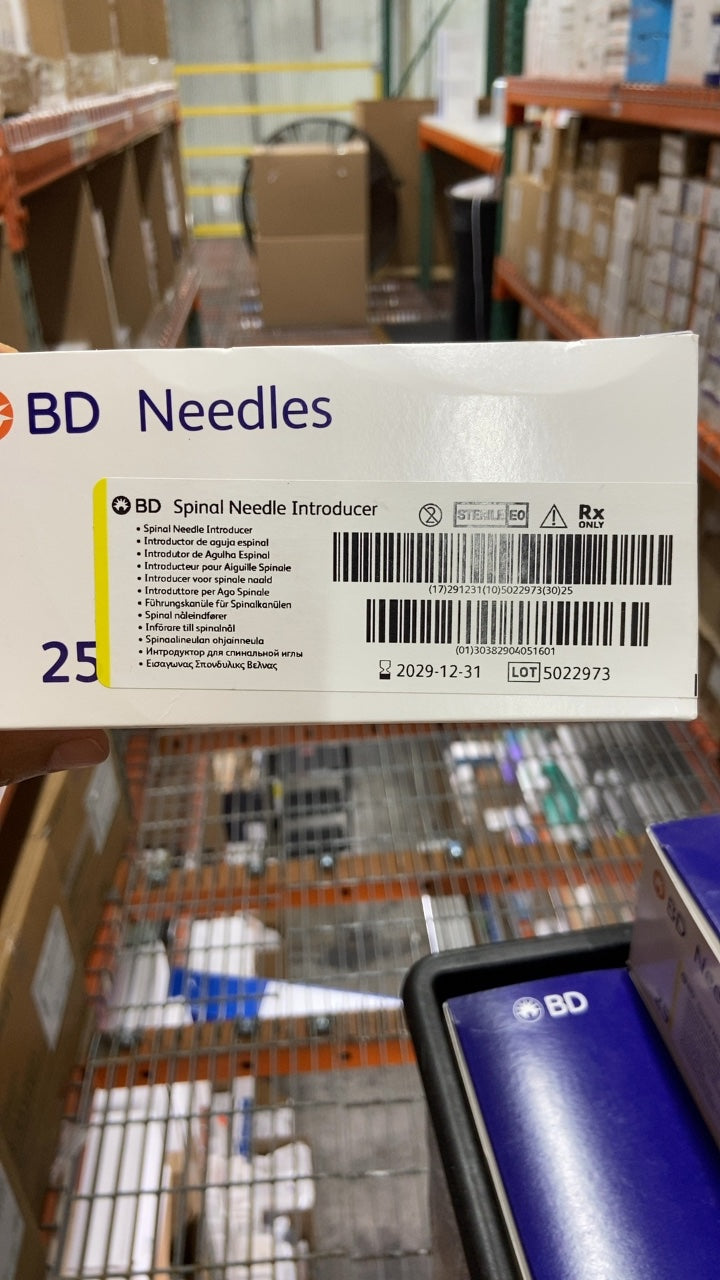 405160 - BD - BD Spinal Needle Introducer 20G x 1.25IN, (BX/25)