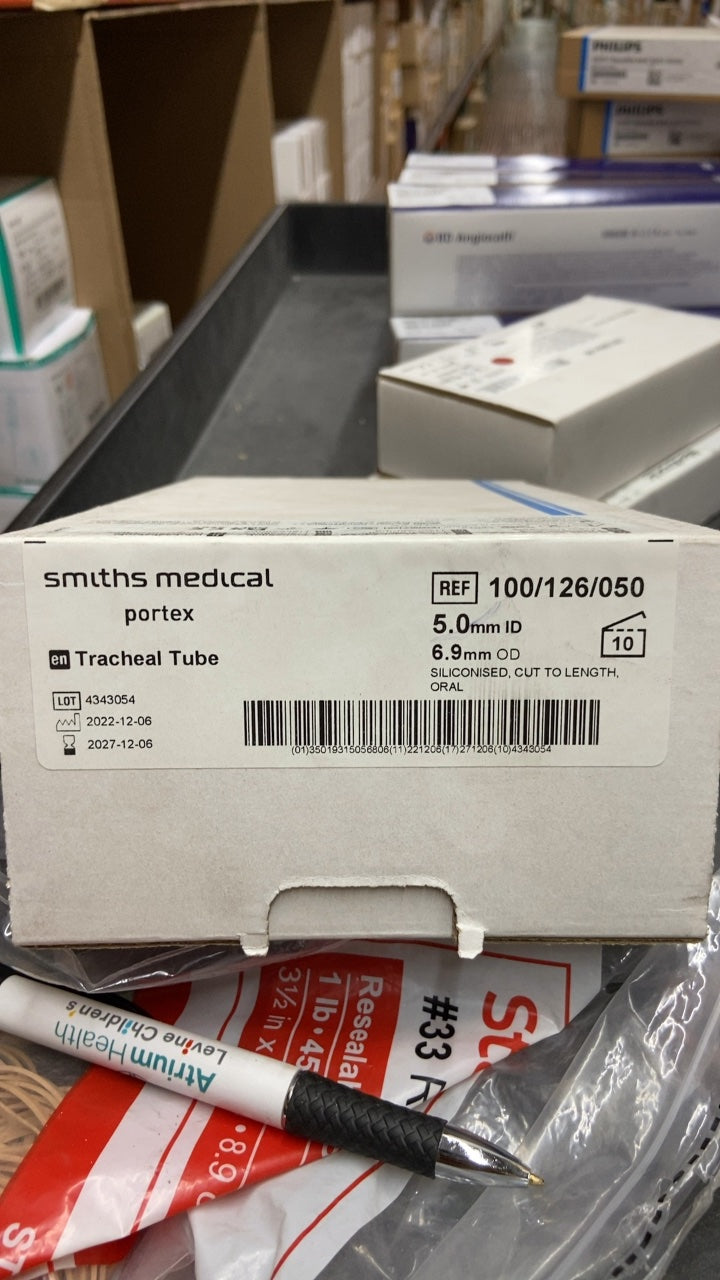 100/126/050 - SMITHS MEDICAL - Tracheal Tube, (BX/10)