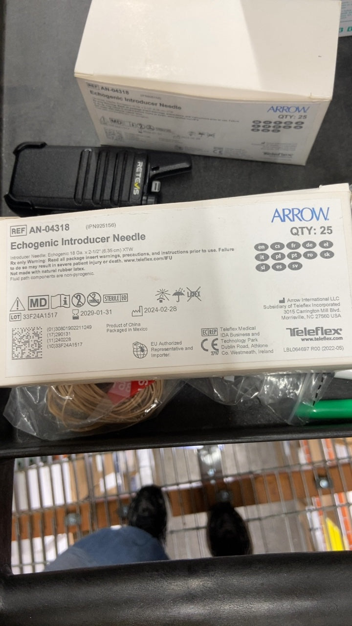 AN-04318 - TELEFLEX - Echo genie introducer needles, (BX/25)