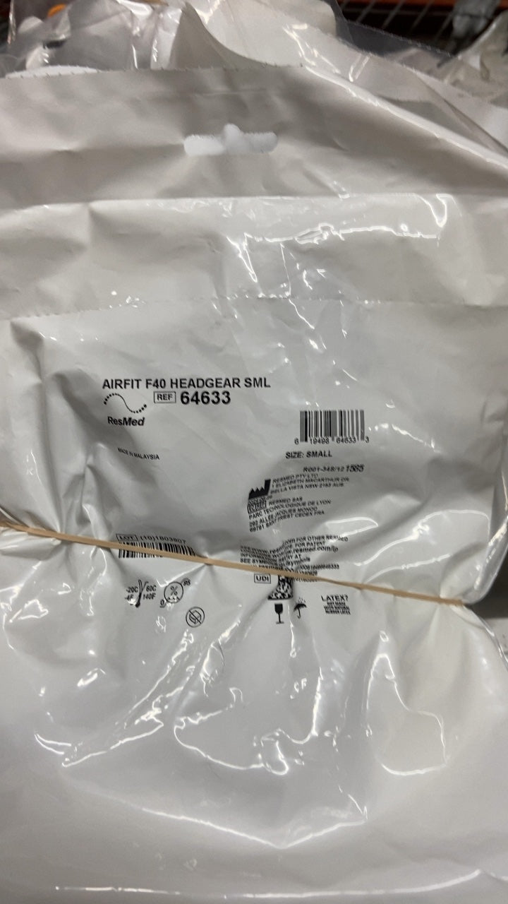 64633 - RESMED - AIRFIT F40 HEADGEAR SML, (EA/1)