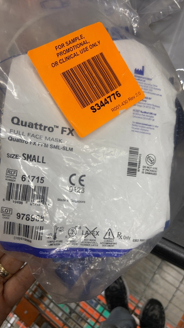 61715 - RESMED - Quattro FX Full Face Mask, (EA/1)