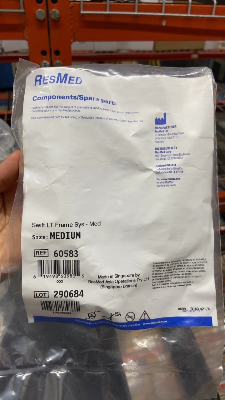 60583 - RESMED - Swift LT Frame Sys - Med, (EA/23)