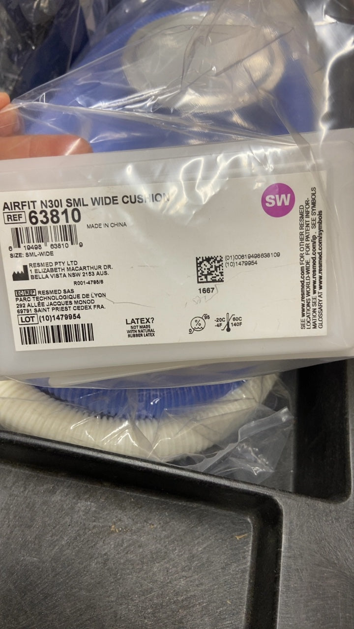 63810 - RESMED - AIRFIT N30I SML WIDE CUSHION, (EA/1)
