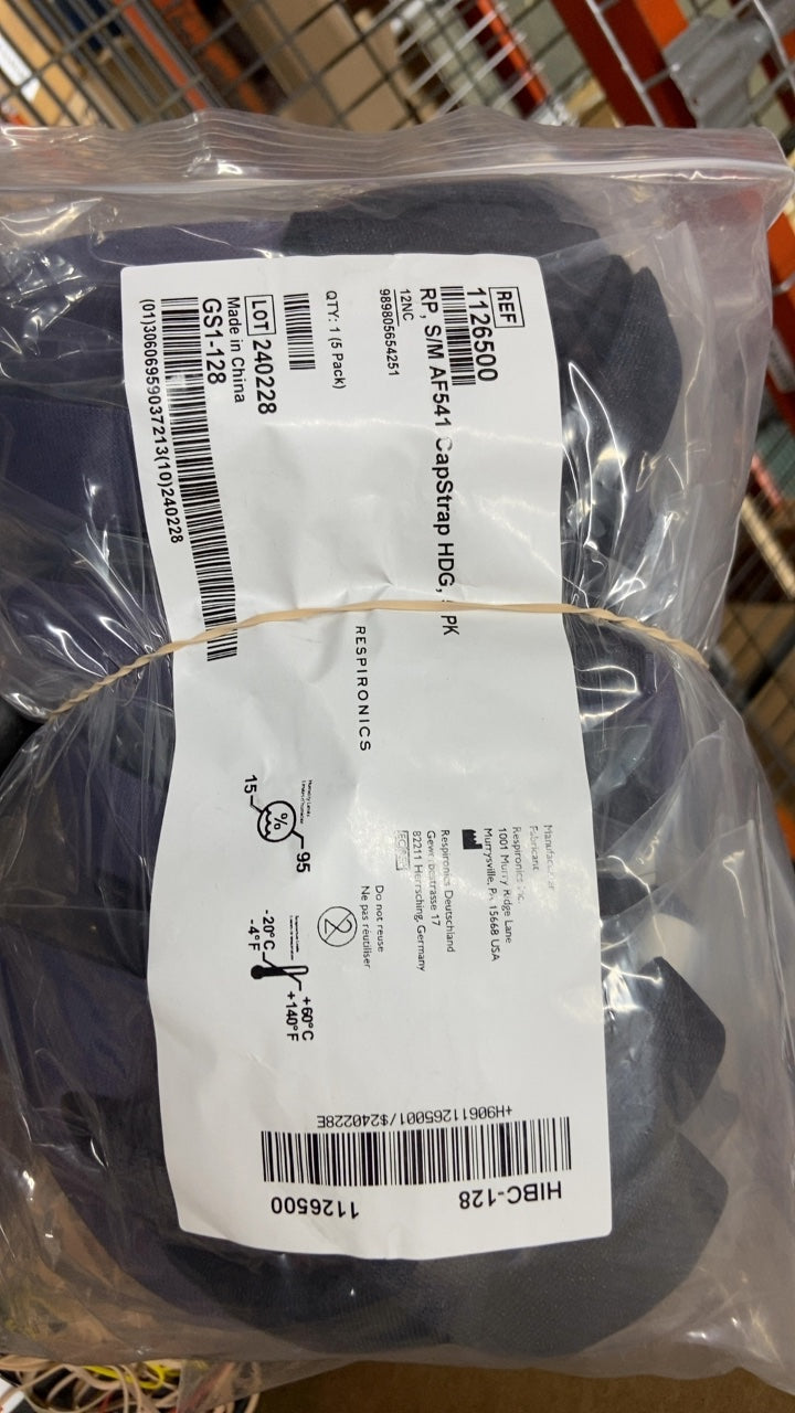 1126500 - RESPIRONICS - CapStrap HDDs, (EA/1)