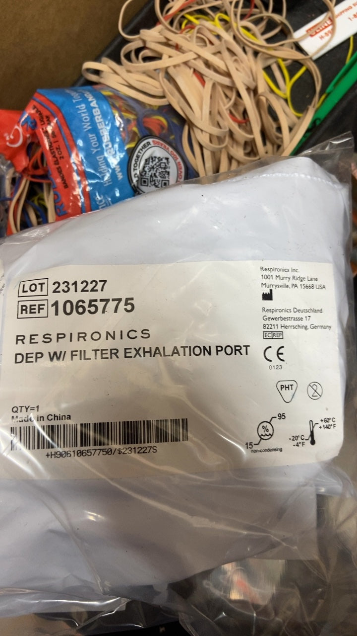 1065775 - RESPIRONICS - DEP W/ FILTER EXHALATION PORT, (EA/1)