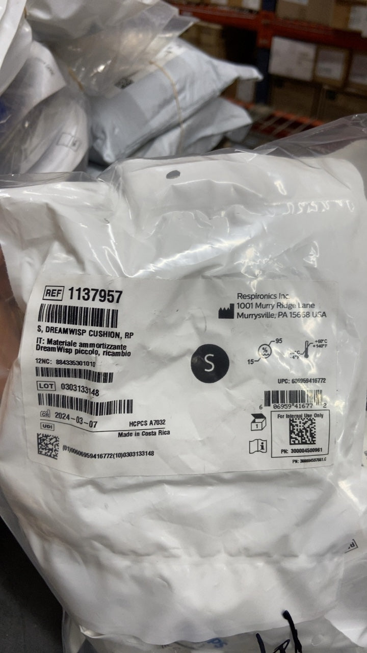 1137957 - RESPIRONICS - S. DREAMWISP CUSHION, RP, (EA/1)