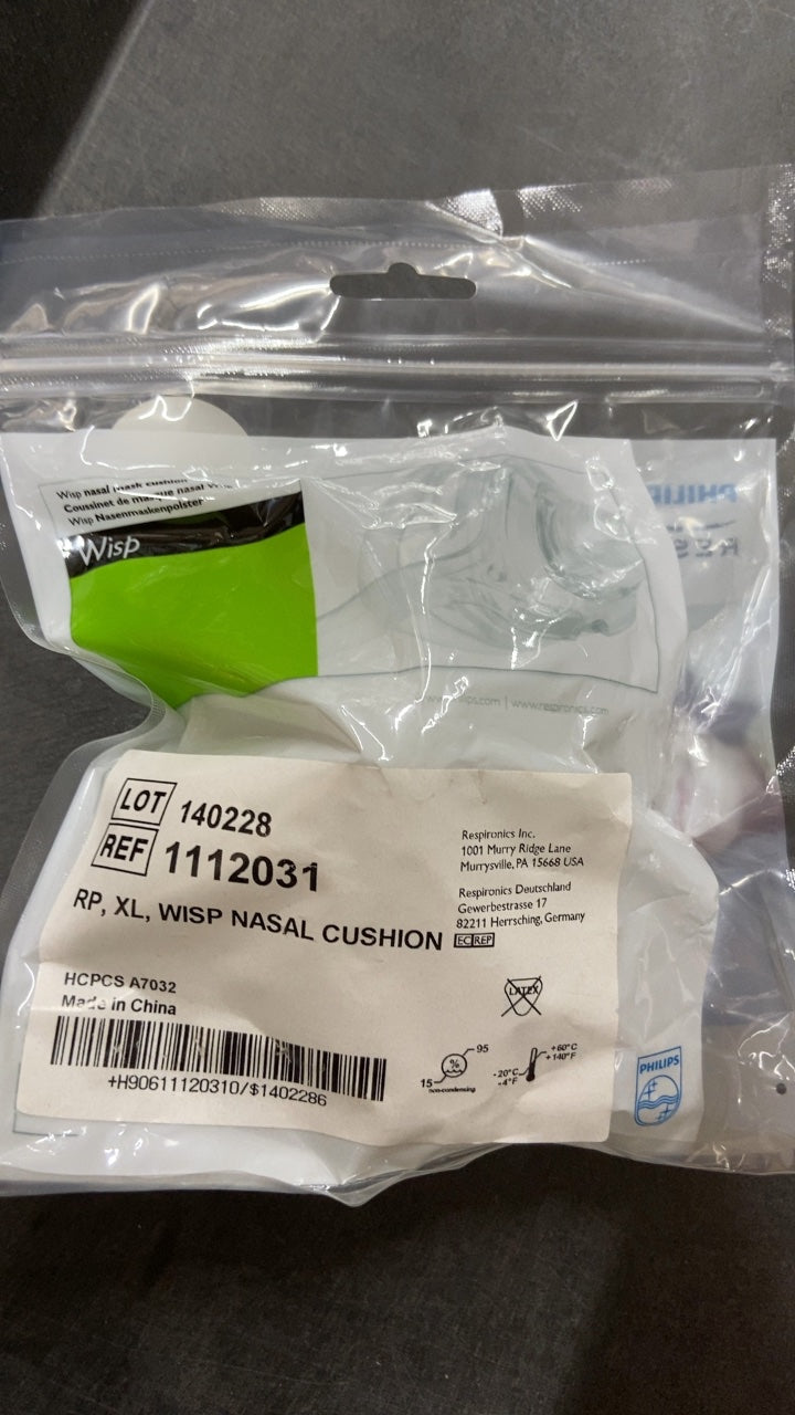 1112031 - RESPIRONICS - RP, XL, WISP NASAL CUSHION, (EA/42)