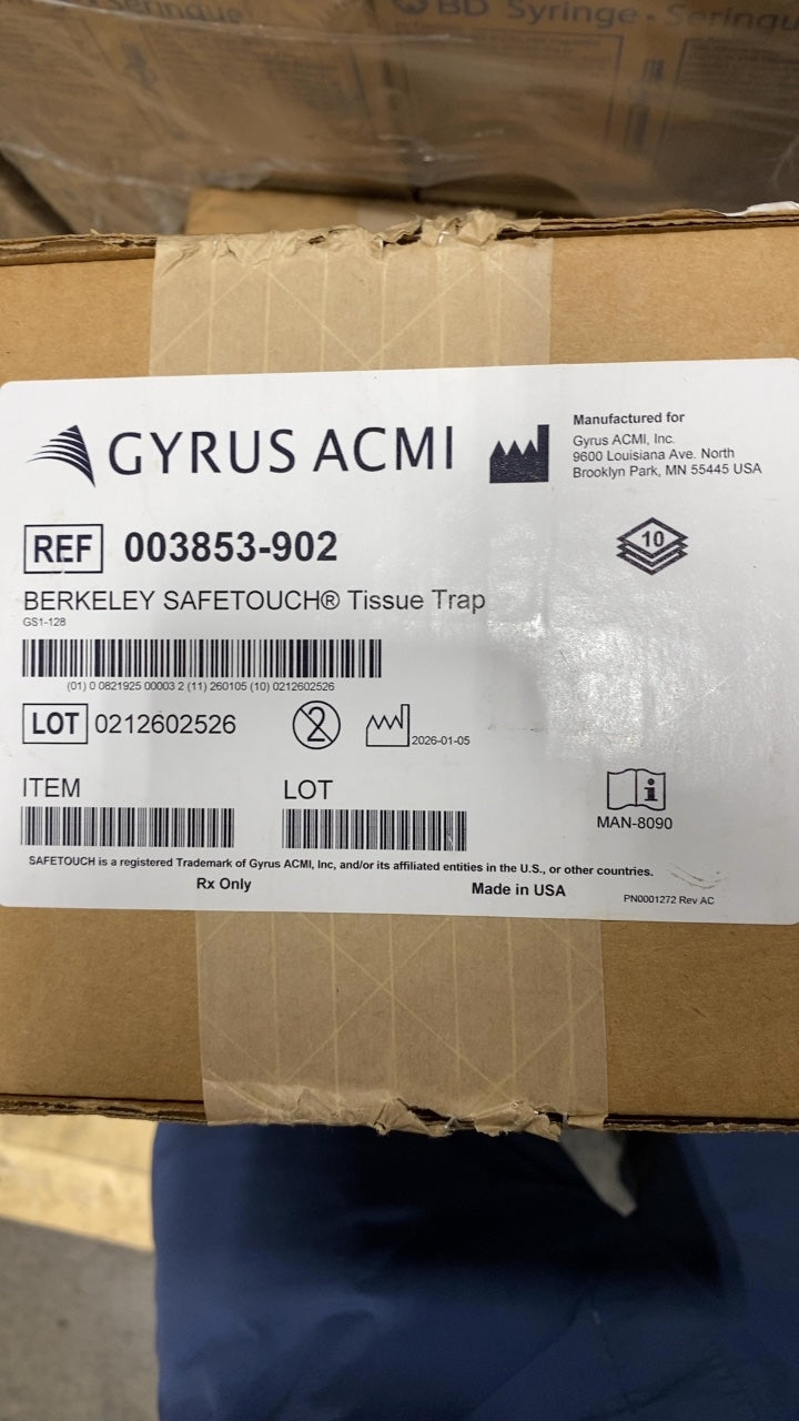 003853-902 - GYRUS ACMI - BERKELEY SAFETOUCH® Tissue Trap, (BX/10)