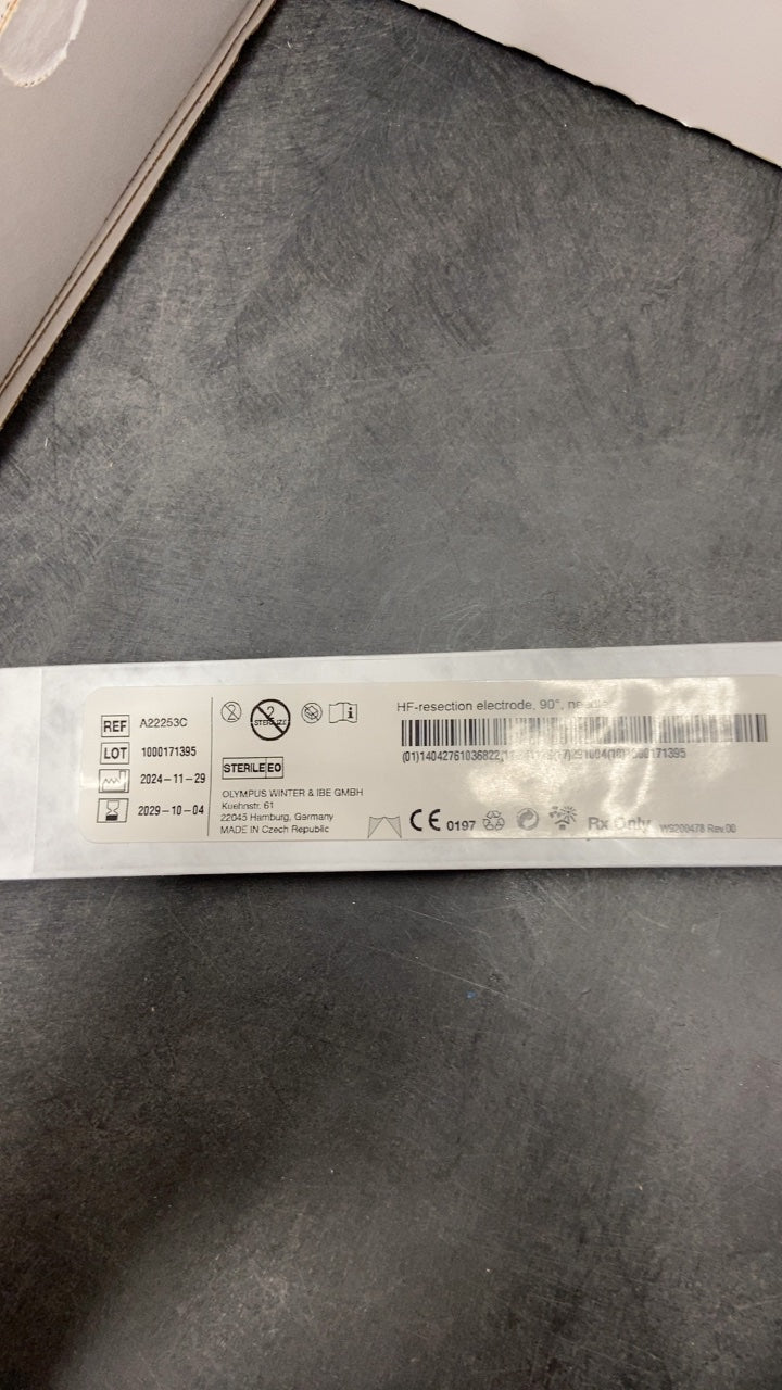 A22253C - OLYMPUS - HF Resection Electrode, 24 to 28 Fr Size, 90 deg Needle, (EA/1)