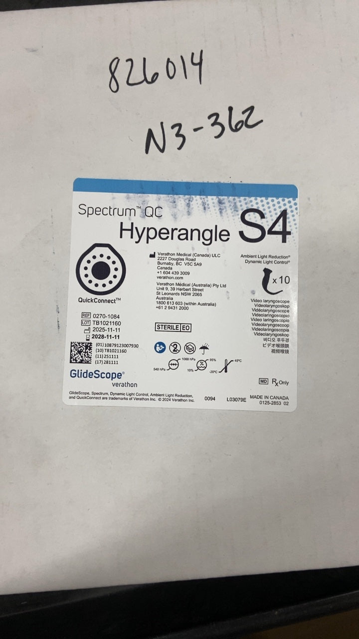 0270-1084 - VERATHON MEDICAL - Spectrum QC Hyperangle S4, (BX/10)