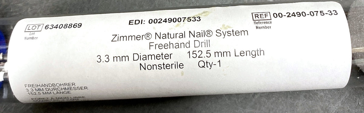 00-2490-075-33 - ZIMMER - Natural Nail®, (EA/1)