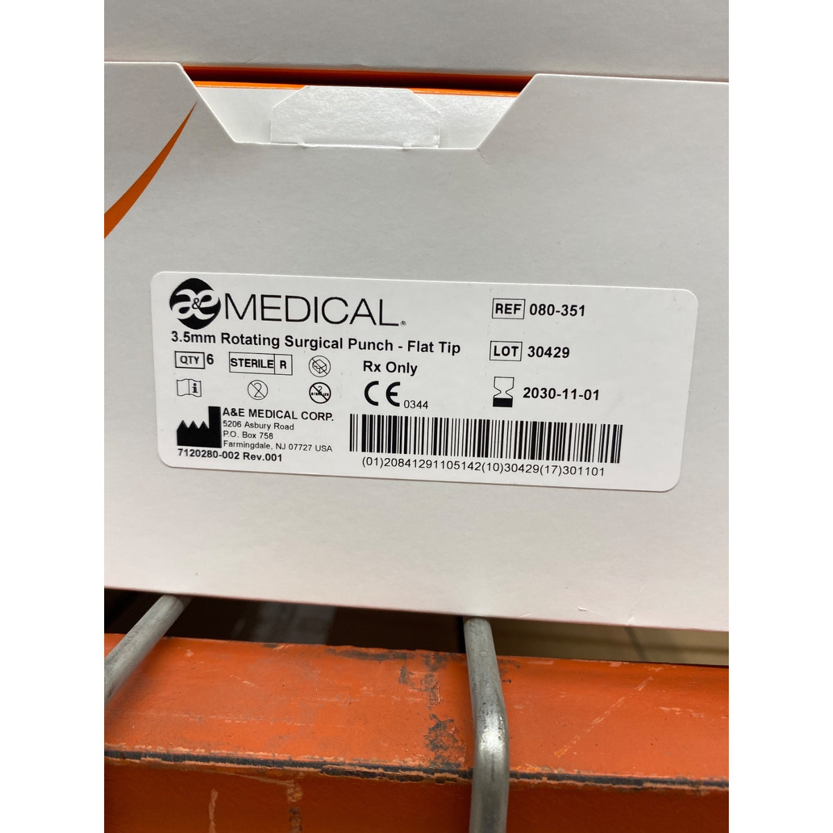 080-351 - A&E MEDICAL - Rotating Surgical Punches, 1 per pouch, (BX/6)