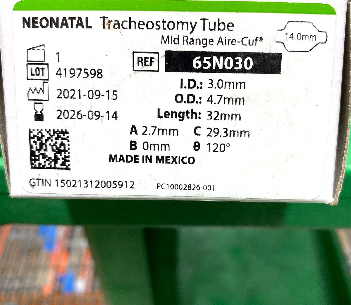 65N030 - SMITHS MEDICAL - Bivona, (BX/1)
