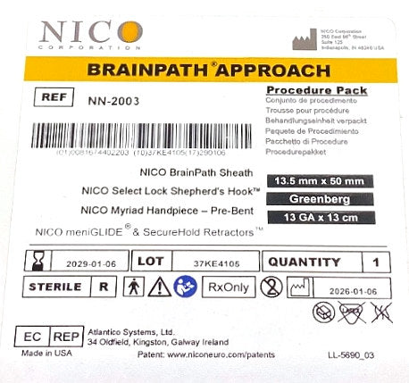 NN-2003 - NICO - Pack [13.5x50 mm + PB1313 SelectLock(G) + meniG + SecureH], (BX/1)