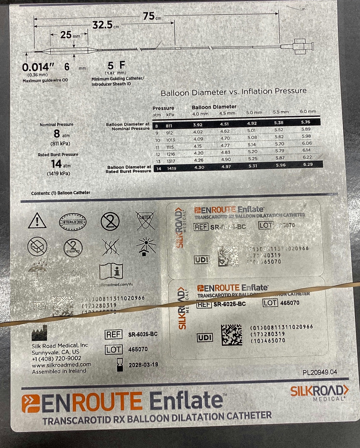 SR-6025-BC - SILKROAD MEDICAL - 6mm X 25mm, (BX/1)