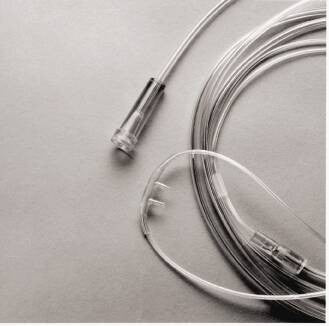 262288 - Salter Labs - Salter-Style Nasal Cannula Pediatric Curved Prong / NonFlared Tip 7 Foot Tubing, 1602-7-50, Case of 50, (CS)