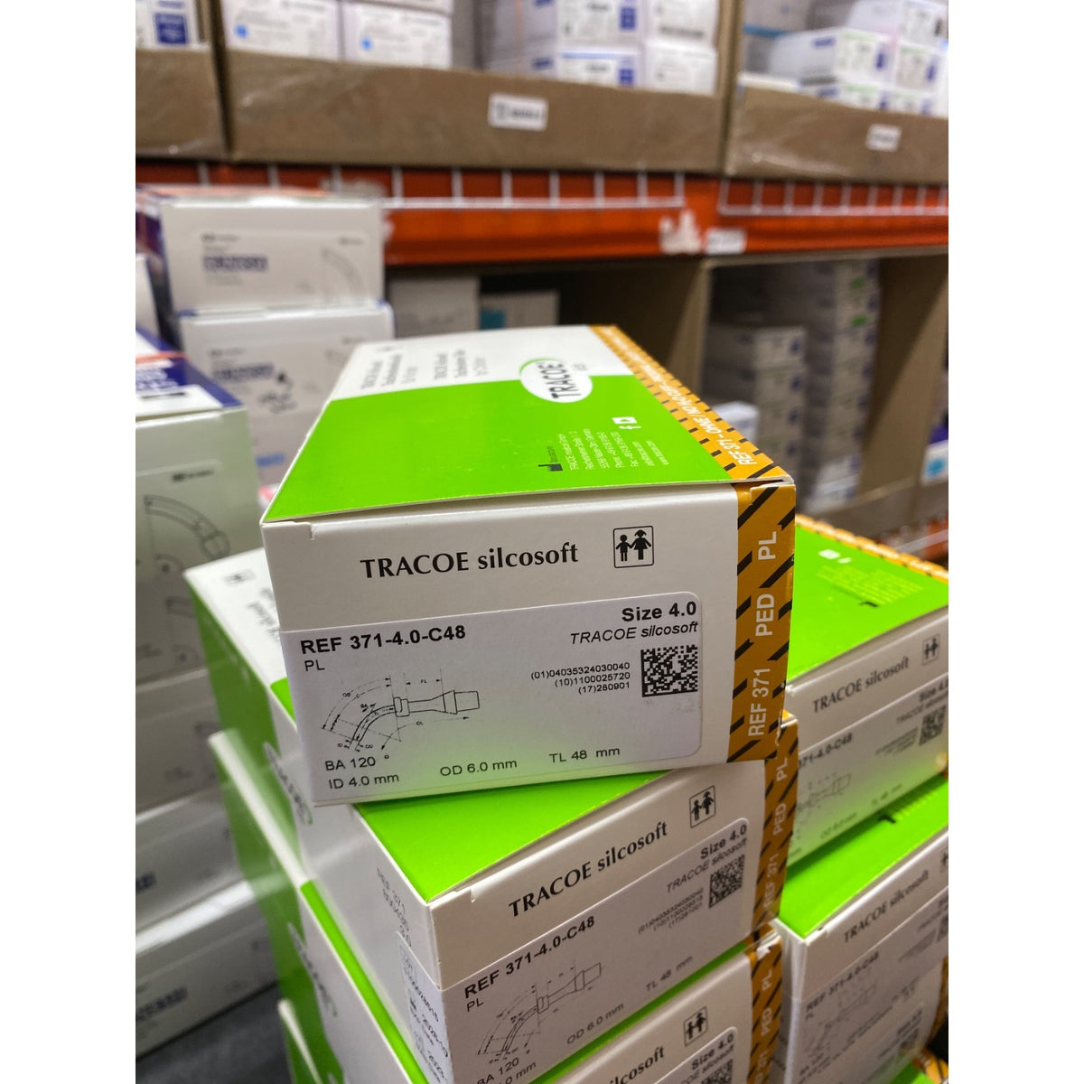 371-4.0-C48 - TRACOE - Tracheostomy Tube for Children, (BX/1)