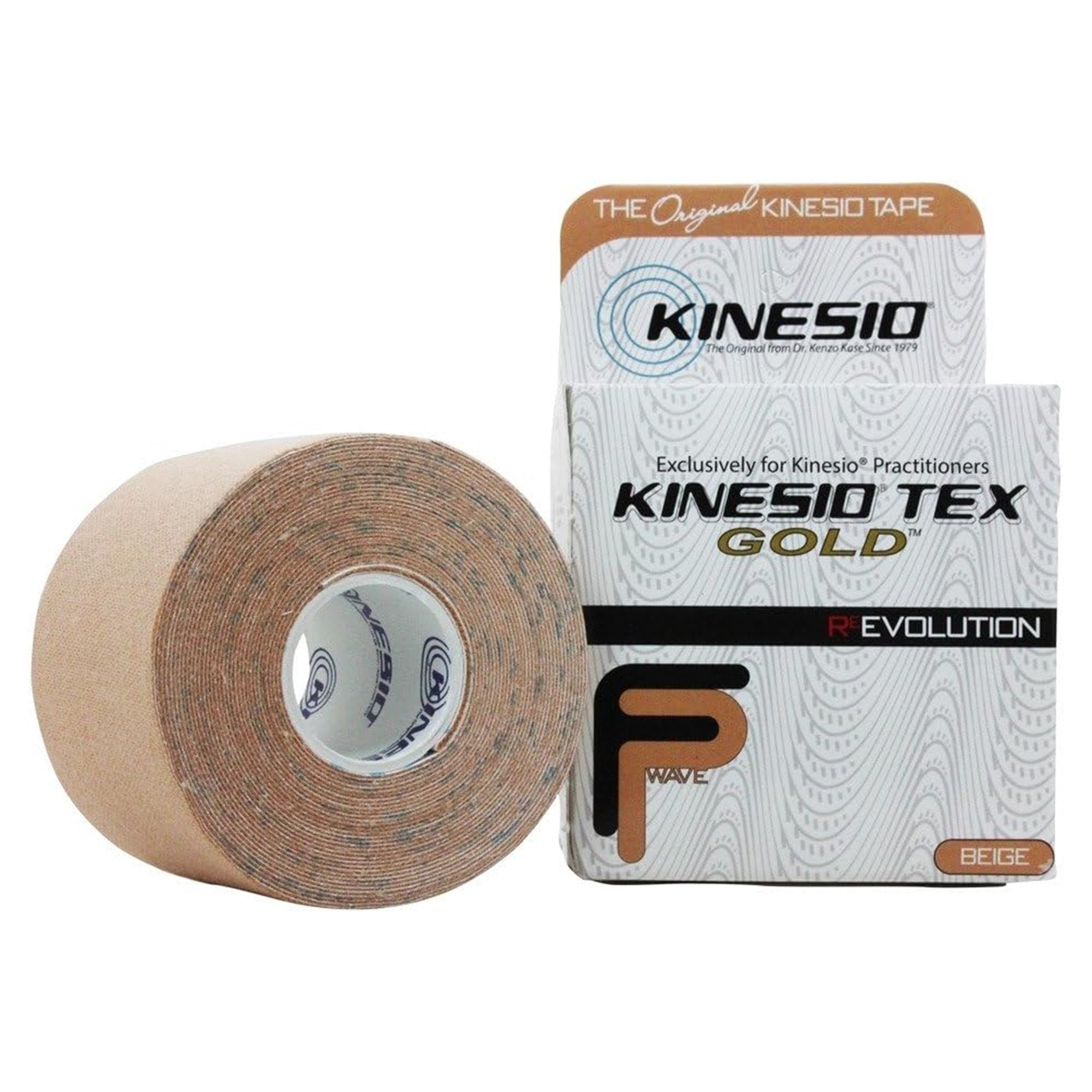 849874 - Kinesio Tex Gold FP - Kinesio Tex Gold FP Kinesiology Tape Beige 2 in X 5.5 yd Cotton, 24-4870, Sample Pack of 1, (EA)