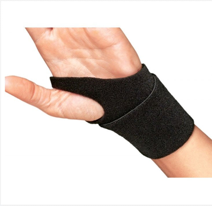 267626 - ProCare - ProCare Wrist Support Wrap Around One Size, Neoprene, Black, Pack of 1, (EA)