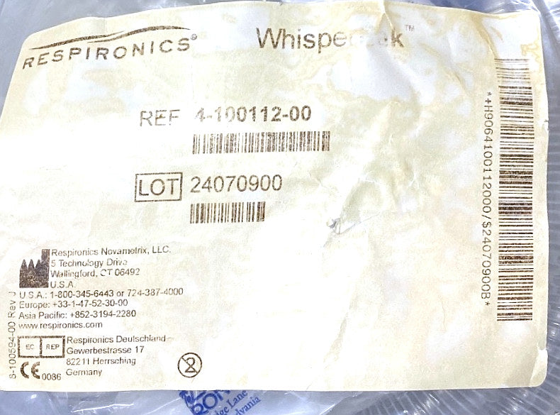 4-100112-00 - RESPIRONICS - Whisper pack, (EA/1)