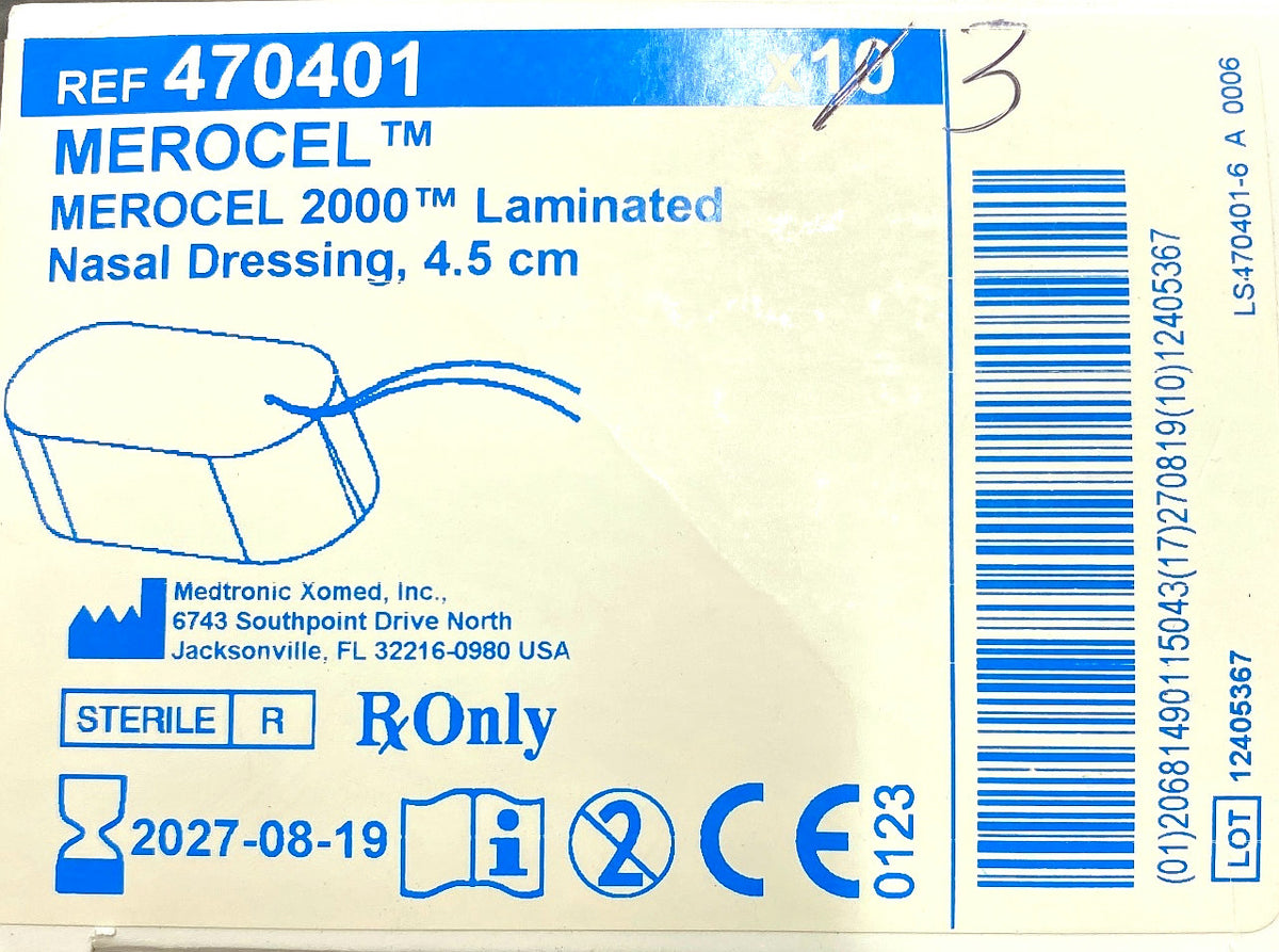 470401 - MEDTRONIC - PACKING 470401 MEROCEL 2000 10PK 4.5CM, (EA/1)