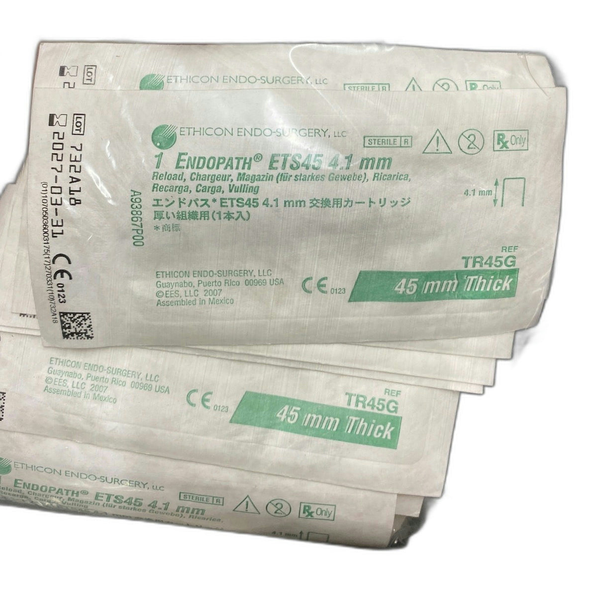 TR45G - ETHICON - Endopath ETS45 4.1mm Reloads (Thick), (EA/1)