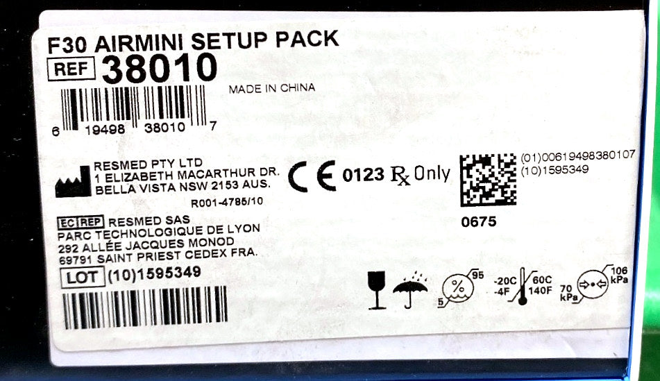 38010 - RESMED - F30 AIRMINI SETUP PACK, (BX/1)