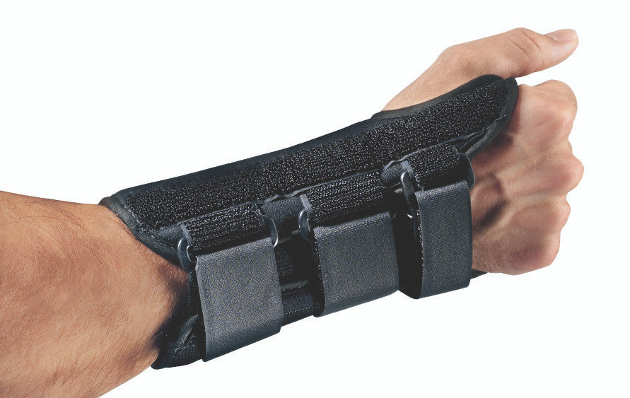 346525 - ProCare - Wrist Brace ProCare ComfortFORM Aluminum / Foam / Spandex / Plastic Right Hand Black X-Small 79-87282 Pack of 1, (EA)