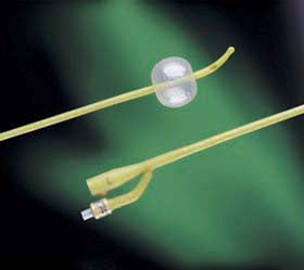359909 - Bardex - Foley Catheter Bardex I.C. 2-Way Coude Tip 5 cc Balloon 16 Fr. Silver Hydrogel Coated Latex 0168SI16 Pack of 1, (EA)