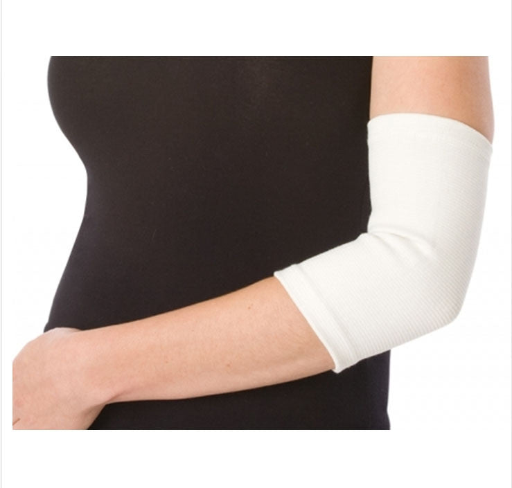 380924 - ProCare - Elbow Support PROCARE Medium Pull-On Sleeve Elbow 9 to 10 Inch Forearm Circumference White 79-81215 Pack of 1, (EA)