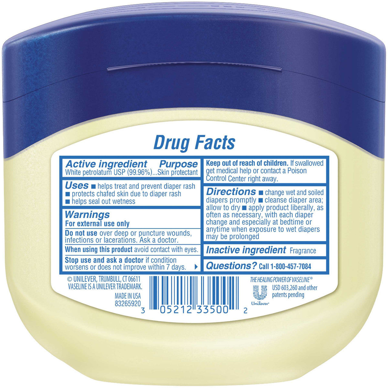 549360 - Vaseline - Petroleum Jelly Vaseline 13 oz. Jar NonSterile Pack of 1, (EA)