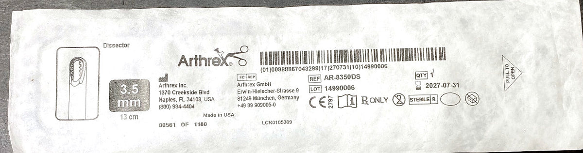 AR-8350DS - ARTHREX - DISSECTOR, 3.5MM X 13CM, (EA/1)