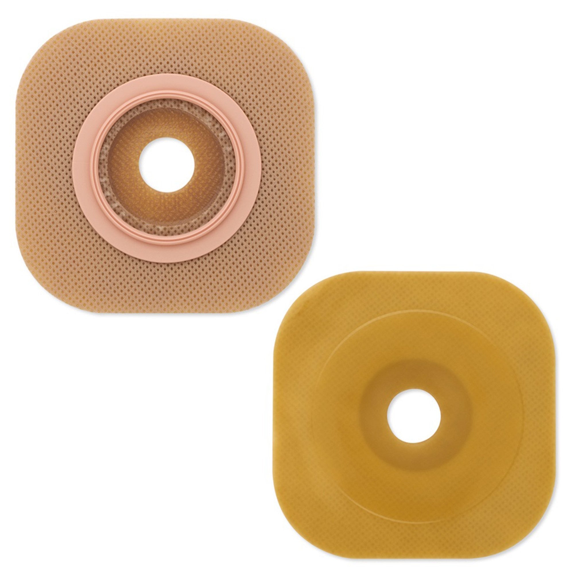 401098 - FlexWear - Ostomy Barrier FlexWear Trim to Fit, Standard Wear Without Tape 70 mm Flange Blue Code System Hydrocolloid Up to 2-1/4 Inch Opening 15204 Box of 5, (BX)