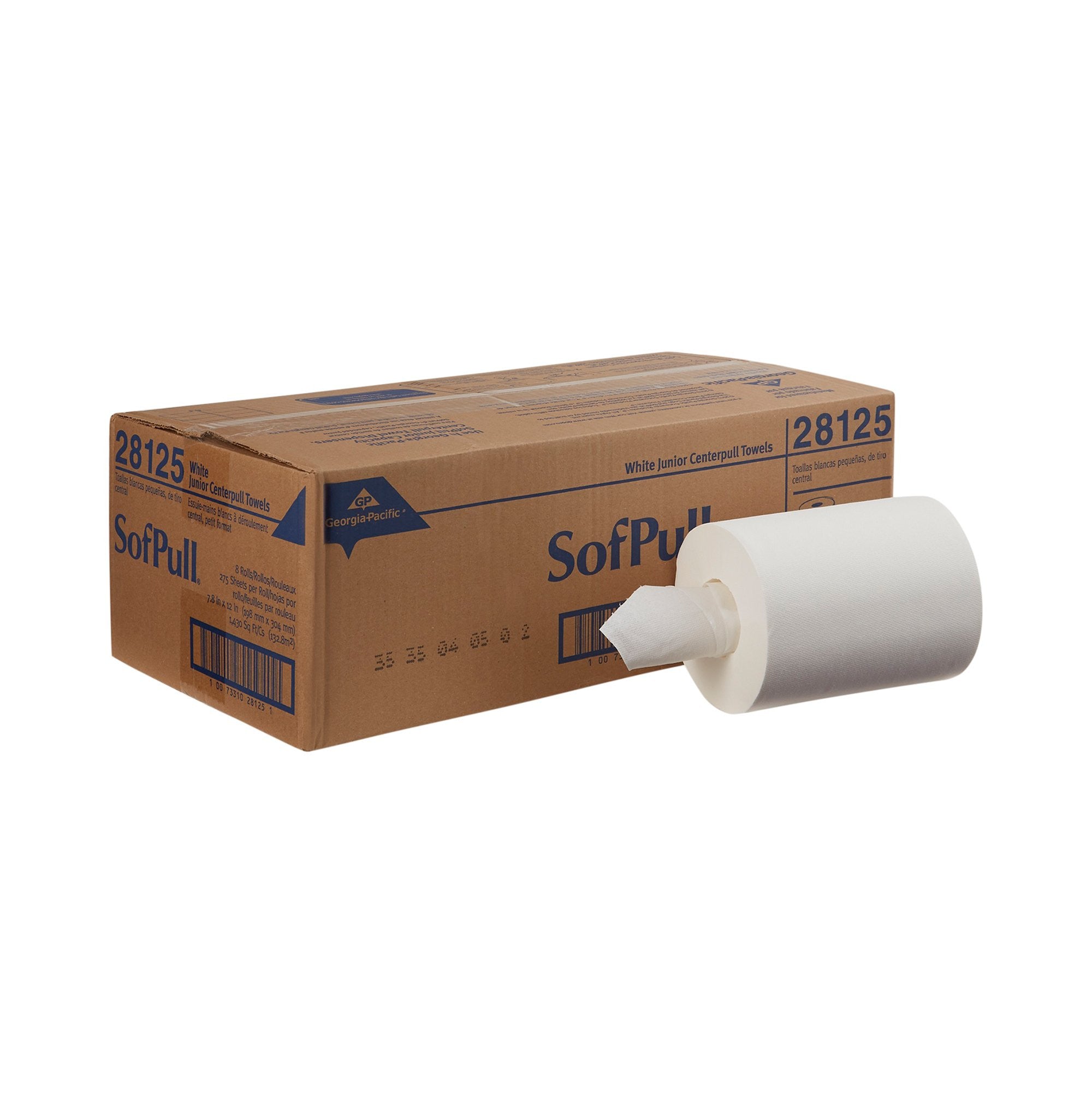 409761 - SofPull - Paper Towel SofPull Perforated Center Pull Roll 7-4/5 x 12 Inch 28125 Case of 8, (CS)