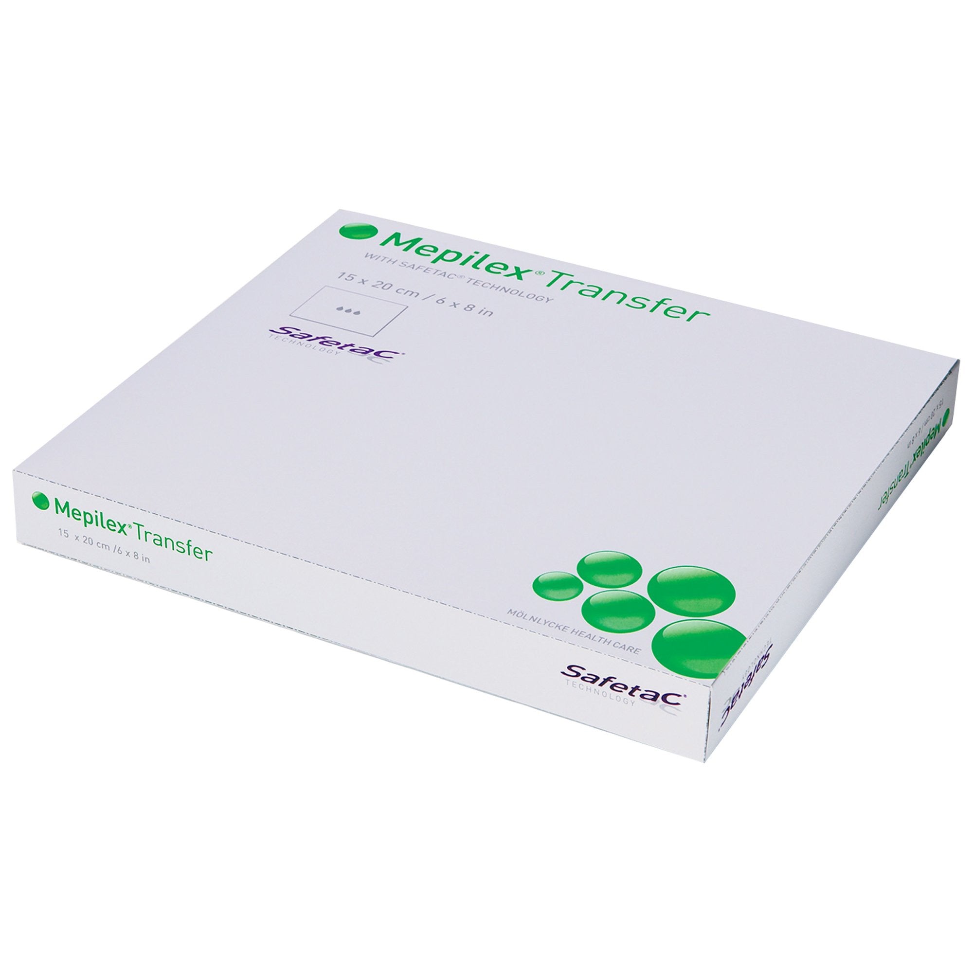 710909 - Mepilex - Mepilex Transfer Thin Foam Dressing 6 X 8 Inch Without Border Film Backing Silicone Adhesive Rectangle Sterile, 294899, Case of 40, (CS)