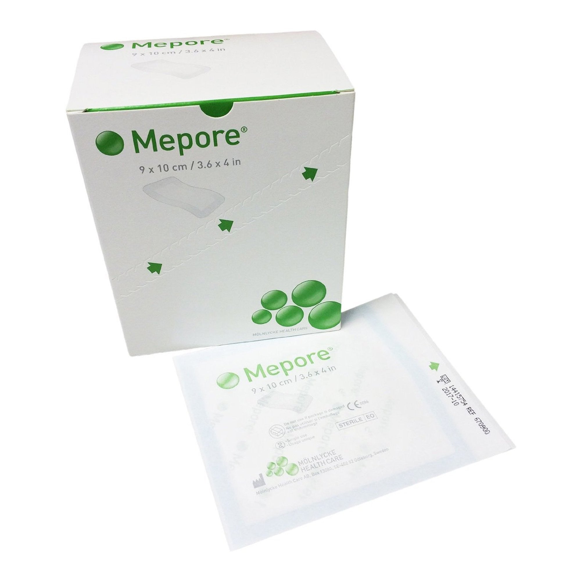 324384 - Mepore - Mepore Composite Dressing 3-3/5 X 4 Inch Rectangle Sterile, 670900, Case of 400, (CS)