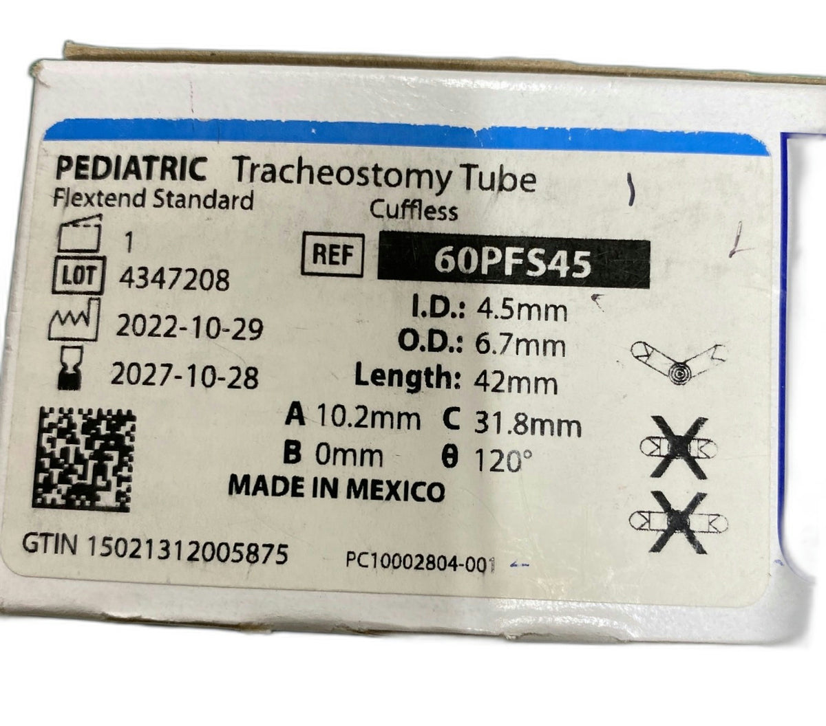 60PFS45 - SMITHS MEDICAL - Bivona, (BX/1)