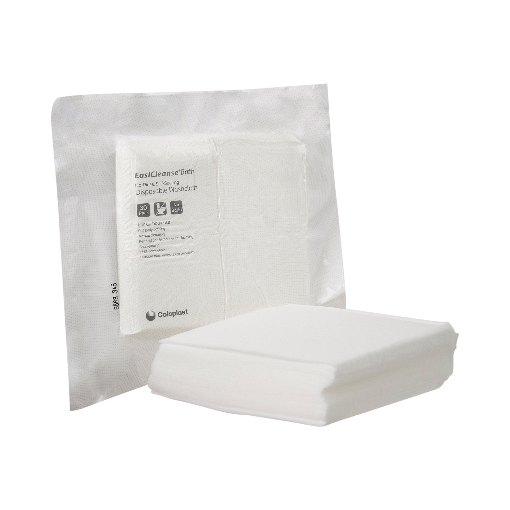 454879 - Bedside-Care - Rinse-Free Bath Wipe Bedside-Care EasiCleanse, 7055 Case of 900, (CS)
