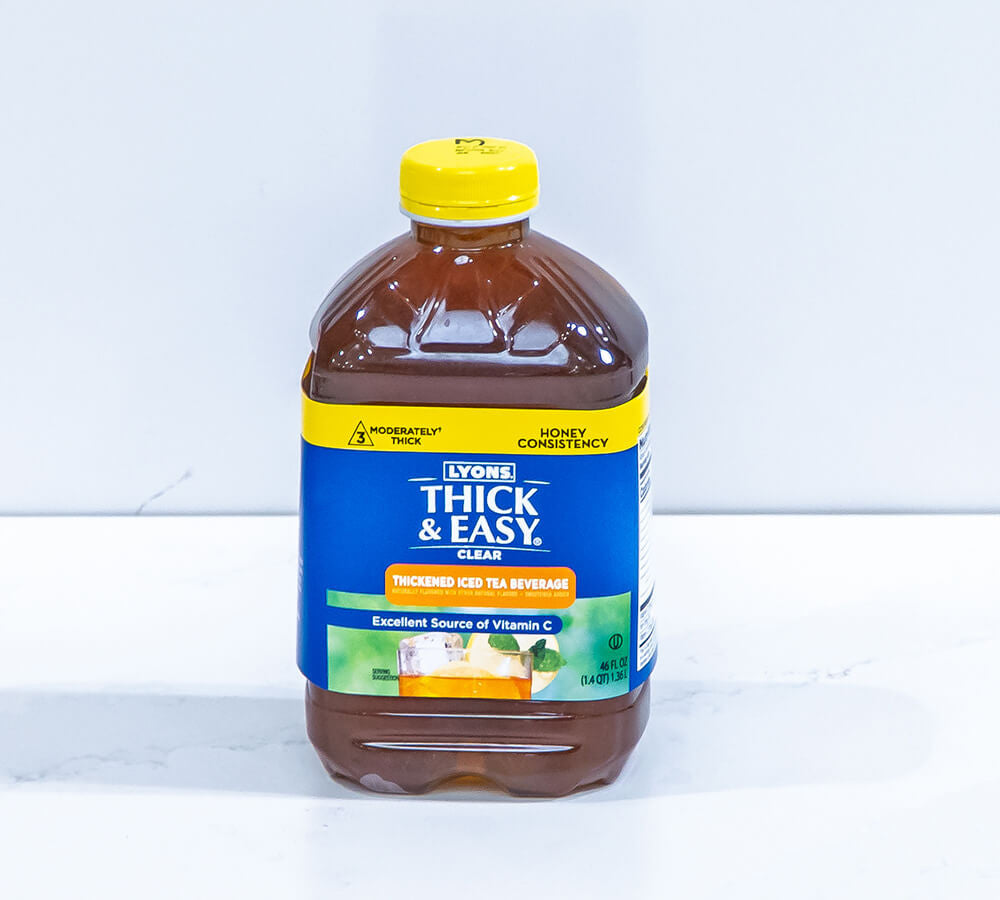 732809 - Thick & Easy - Thickened Beverage Thick & Easy 46 oz. Bottle Iced Tea Flavor Liquid IDDSI Level 2 Mildly Thick 28702 Case of 6, (CS)