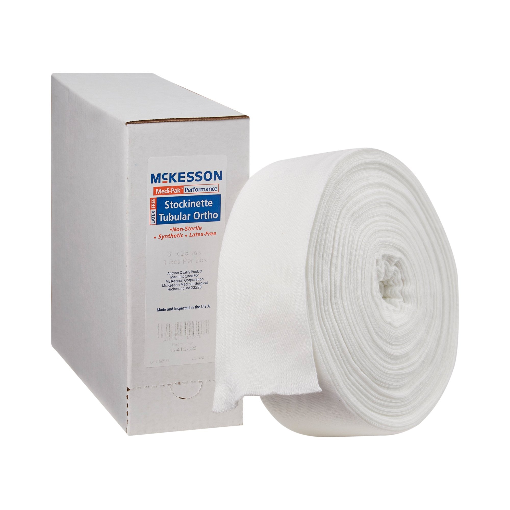 457646 - McKesson - Stockinette Tubular McKesson 3 Inch x 25 Yard Polyester NonSterile 16-4TS-325 Case of 12, (CS)